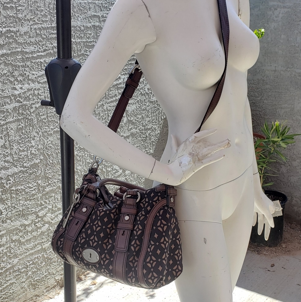 VINTAGE FOSSIL CONVERTIBLE BAG - Picture 5 of 7